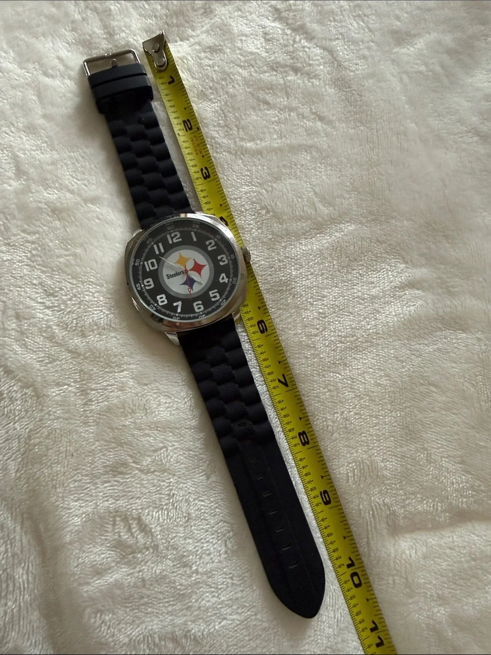 Pittsburgh Steelers Large Face Wristwatch